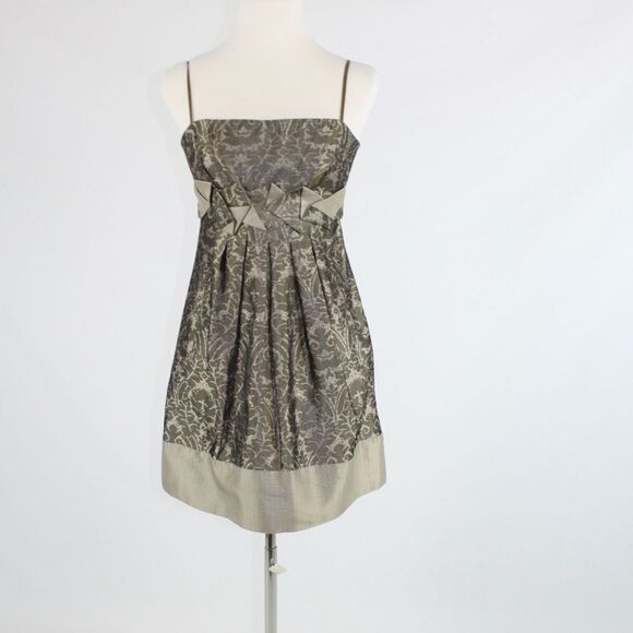Taupe BCBG MAX AZRIA A-line dress 2 - Picture 1 of 8